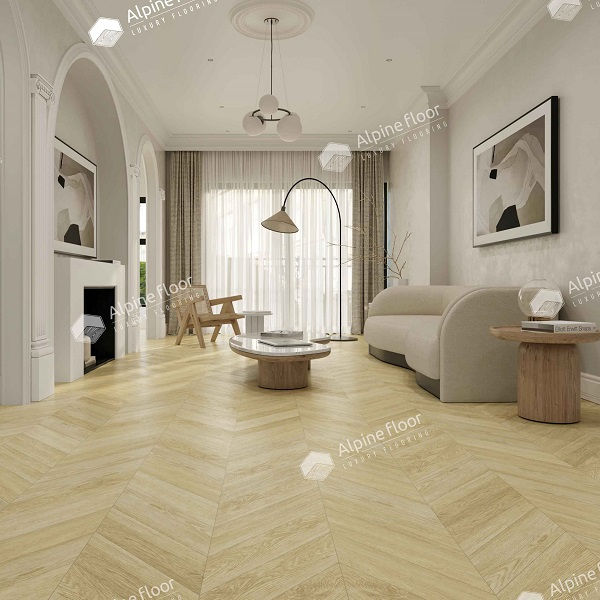 Alpine Floor Chevron Alpine ECO 18-2 Дуб Ваниль Селект Chevron кварц-виниловый пол замковый