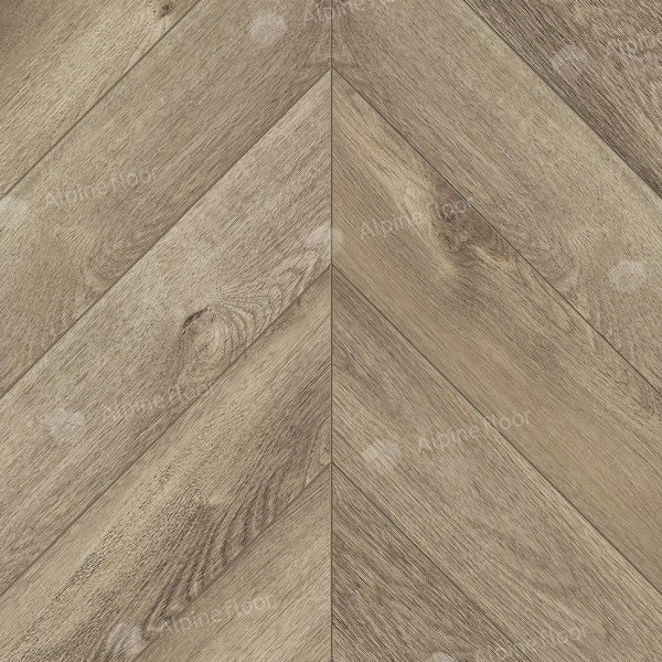 Alpine Floor Chevron Alpine ECO 18-3 Дуб Натуральный Отбеленный Chevron кварц-виниловый пол замковый