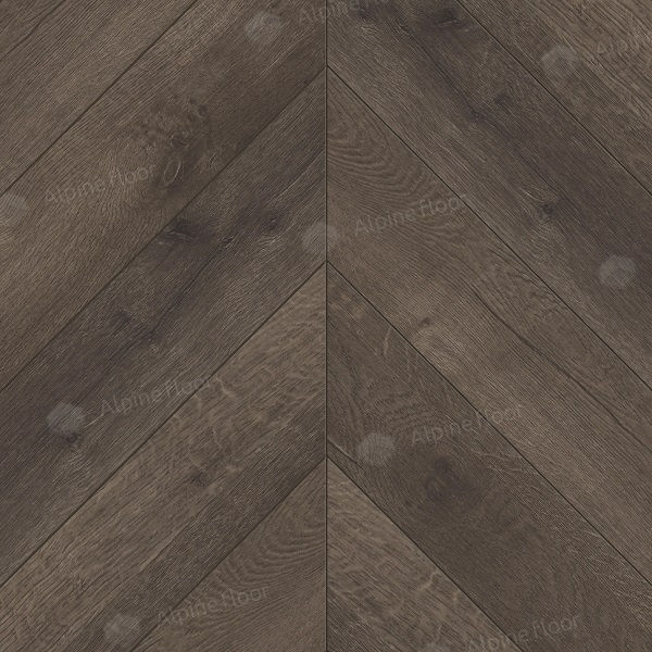 Alpine Floor Chevron Alpine ECO 20-9 Дуб Антарес Chevron кварц-виниловый пол клеевой
