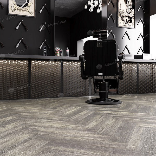 Alpine Floor Parquet LVT ЕСО 16-8 Венге Грей кварц-виниловый пол клеевой