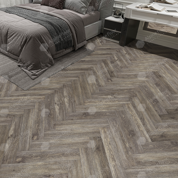 Alpine Floor Parquet LVT ЕСО 16-8 Венге Грей кварц-виниловый пол клеевой