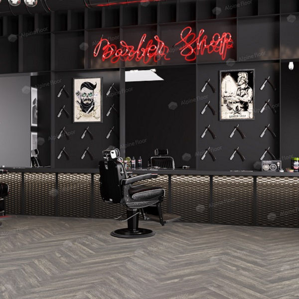 Alpine Floor Parquet LVT ЕСО 16-8 Венге Грей кварц-виниловый пол клеевой