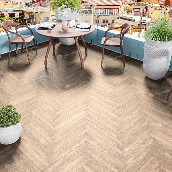 Alpine Floor Parquet LVT ЕСО 16-10 Макадамия кварц-виниловый пол клеевой