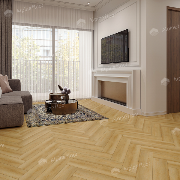 Alpine Floor Parquet LVT ЕСО 16-29 Дуб Батейн кварц-виниловый пол клеевой