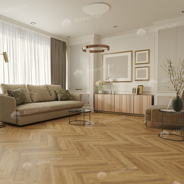Alpine Floor Parquet LVT ЕСО 16-30 Дуб Буна кварц-виниловый пол клеевой
