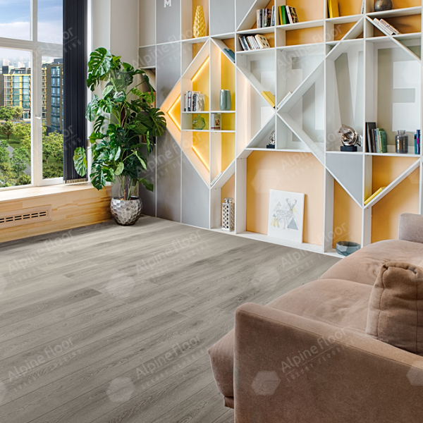 Alpine Floor Grand Sequoia Superior ABA ЕСО 11-1503 Клауд кварц-виниловый пол замковый