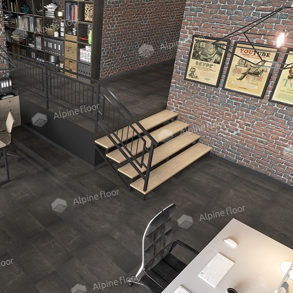 Alpine Floor Stone Mineral Core ЕСО 4-11 Ларнака кварц-виниловый пол замковый