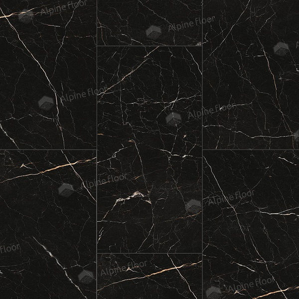 Alpine Floor Stone Mineral Core ЕСО 4-27 Неро кварц-виниловый пол замковый