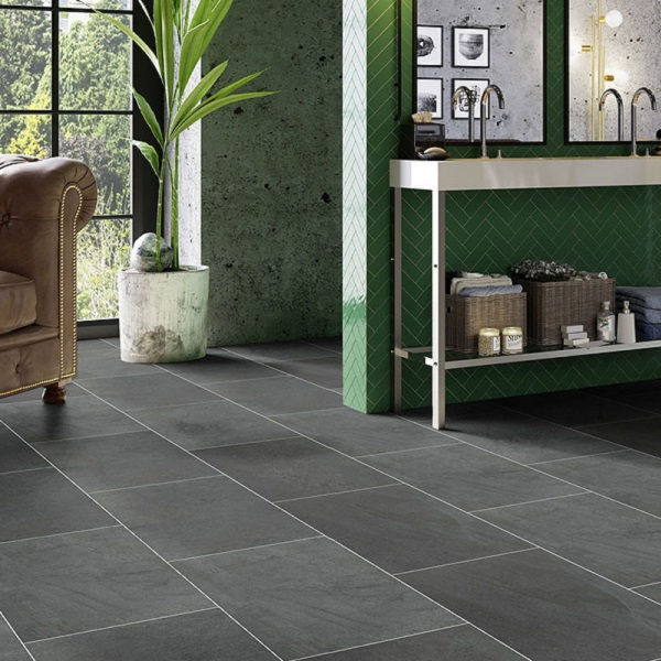 Invictus Maximus Groovy Granite-Lava кварц-виниловый пол клеевой