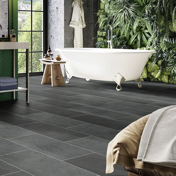 Invictus Maximus Groovy Granite-Lava кварц-виниловый пол клеевой