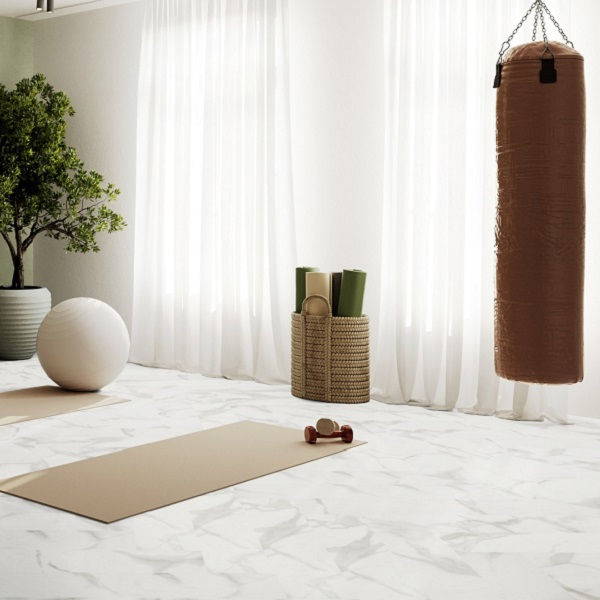 Invictus Maximus Herringbone Pure Marble-Snowflake кварц-виниловый пол клеевой