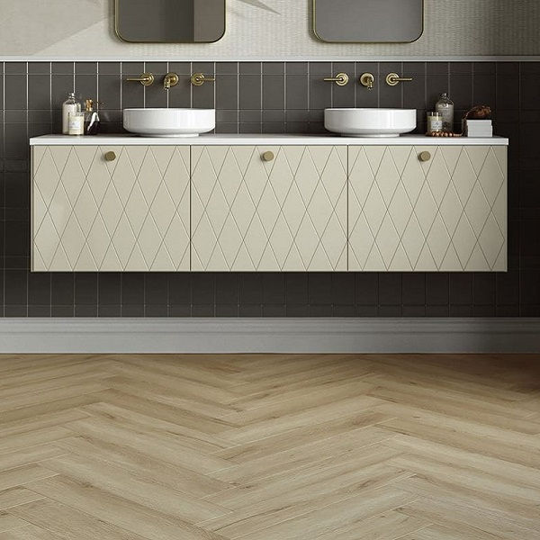 Invictus Maximus Herringbone River Oak-Silt кварц-виниловый пол замковый