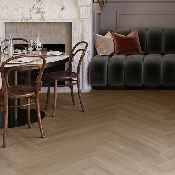 Invictus Maximus Herringbone Divine Oak-Cookie кварц-виниловый пол замковый