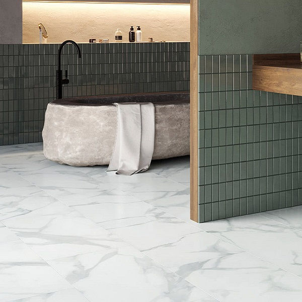 Invictus Primus Pure Marble-Snow кварц-виниловый пол клеевой