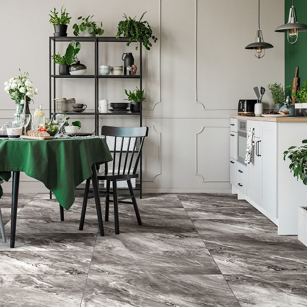 Aberhof Petra Marble 1422 кварц-виниловый пол клеевой (SPC floor)