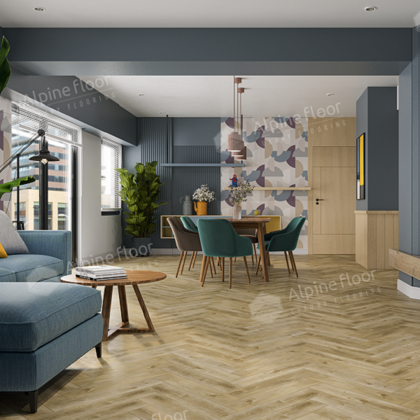 Alpine Floor Light Parquet ЕСО 13-34 Дуб Кастор кварц-виниловый пол замковый