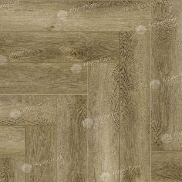 Alpine Floor Parquet LVT ЕСО 16-34 Дуб Кастор кварц-виниловый пол клеевой