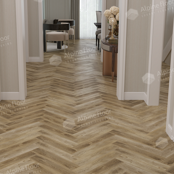 Alpine Floor Parquet LVT ЕСО 16-35 Дуб Целата кварц-виниловый пол клеевой