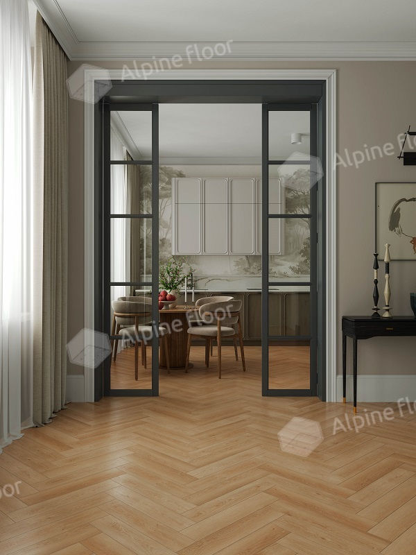 Alpine Floor Дуб Малага LF121-3 ламинат 34 класса (со встроенной 2мм подложкой)
